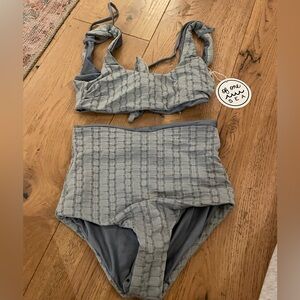 Of One Sea girls 11/12 high waisted bikini